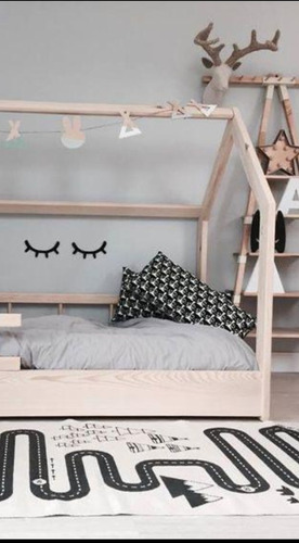 Camas De Bebe Montessori Personalizada Con Barandas