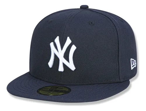 Boné 59fifty New York Yankees Mlb Marinho Azul 8 Liso