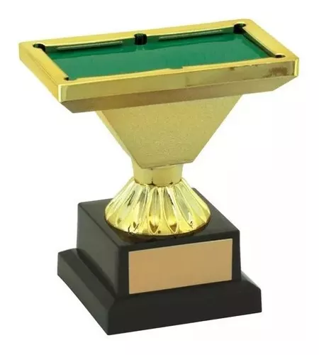 Troféu Sinuca Bilhar Com Coluna - Gde.