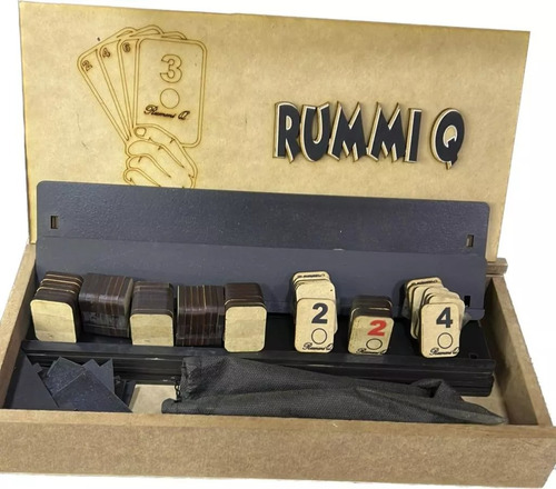 Juego De Mesa Rummikub Classic El Rummy Estrategia Madera