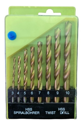 Juego/ Set De Brocas Para Metal , 8 Pcs