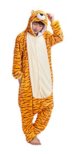 Disfraz De Mujer Pijama De Una Pieza De Tigre Adulto Kigurum