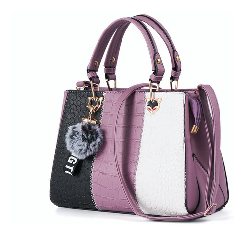 Bolsas Para Dama Crossbody Bandolera Mujer Bolsa Tote Mujer Color Violeta