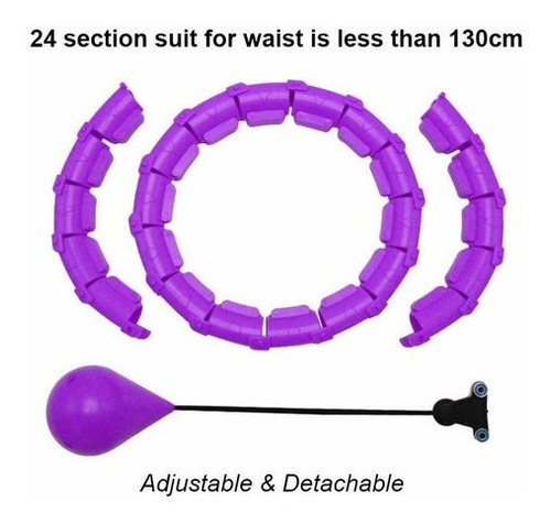 Imagen 4 de 10 de Abdomen Inteligente Ajustable Y Cintura Delgada Hula Hoop