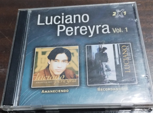 Luciano Pereyra Cd 2 X 1 Amaneciendo Y Recordándote 