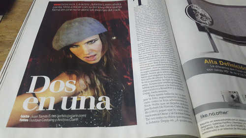 Revista Viva Clarin N° 1645 2007 Marina Marre Modelo