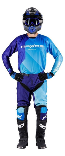 Kit Roupa Calca Camisa Motocross Gradiente Offroad Mattos
