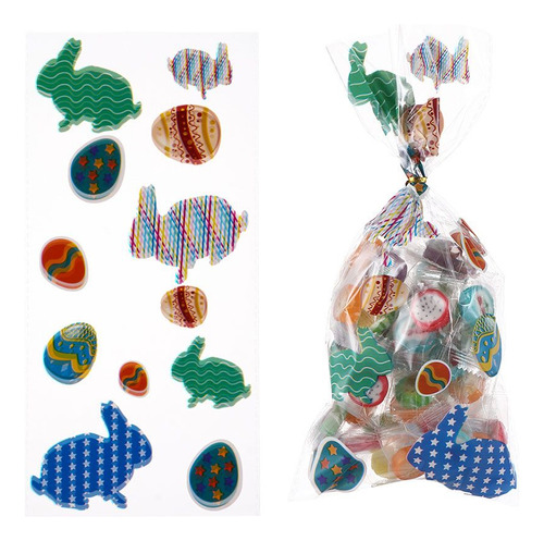 Bolsas Para Galletas, Bolsitas Para Caramelos De Pascua, Caj