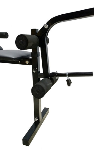 Imagen 4 de 9 de Banco Pecho Plano Inclinado Piernas Jbh Gimnasio Gym C