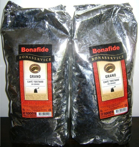 Imagen 3 de 4 de Cafe En Grano O Molido Bonafide Sin Azúcar Para Expresso 1kg