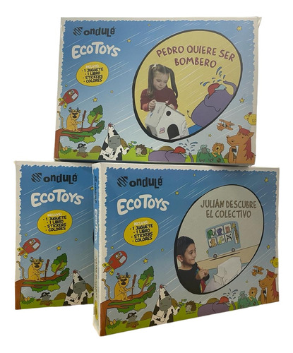 Ecotoys Carton Reciclado Princesa Moustro Detective Cohete