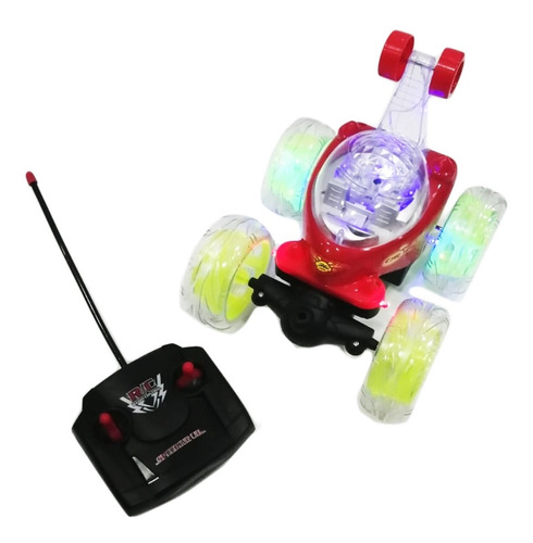 Carro Loco 360 Rc Resistente Pila Recargable Con Luces