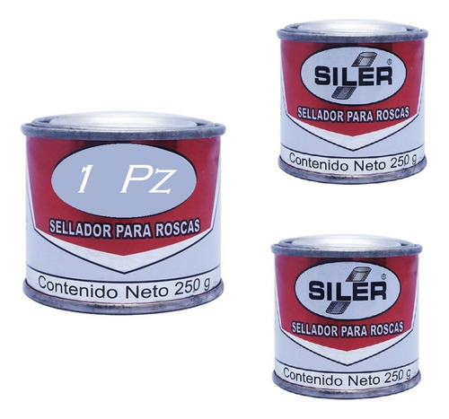 Sellador Roscas Siler Pasta Sella Roscas 250g (1pz)