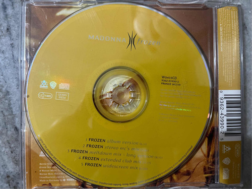 Cd Madonna Frozen (Usado)