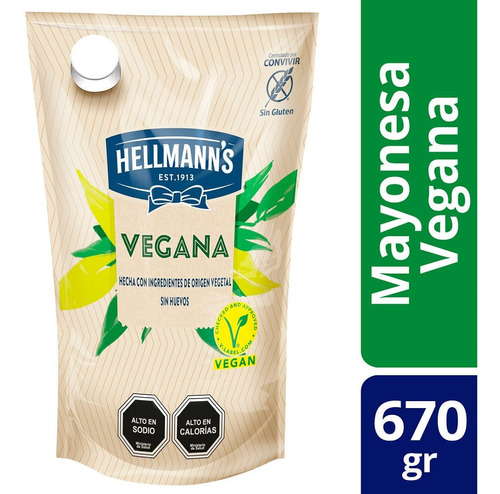 Mayonesa Hellmann's Vegana 670 G