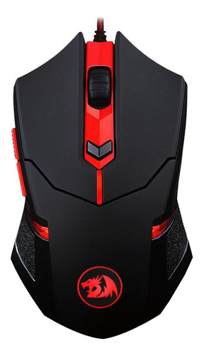 Mouse 
gamer inalámbrico Redragon  Gamer M601WL-BA M601WL-BA negro y rojo