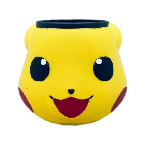 Taza Pikachu Impresion 3d Pintado A Mano