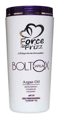 Máscara Boltox Capilar Argan Oil Force De Frizz 1kg