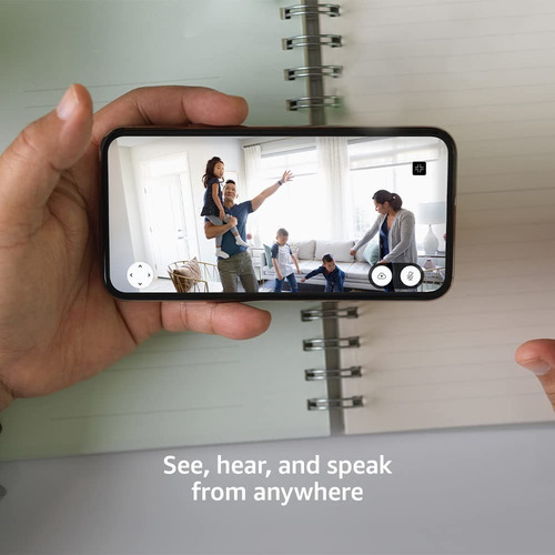 Mini cámara Blink Pan-tilt para interiores de 360 grados con Alexa