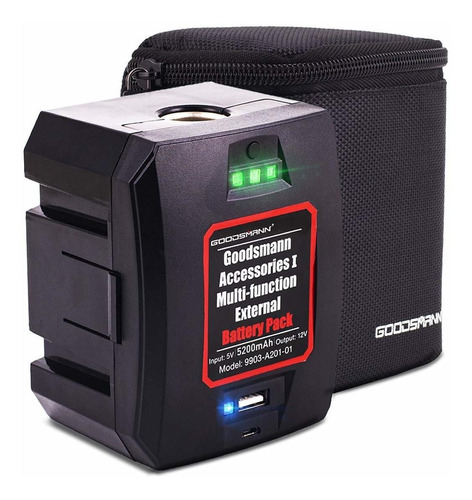 Goodsmann Bateria Portatil Para Foco Linterna Recargabl 12 V