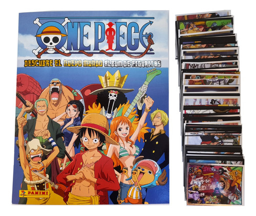 One Piece Panini 2023 - Álbum + 50 Figuritas - Fc
