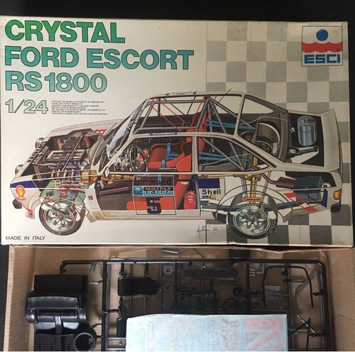 Kit Esci 1/24 Ford Escort Rs 1800 Crystal Made In Italy