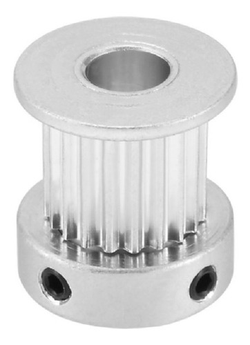 Polia Gt2 20 Dentes Alumínio Furo 8mm Correia 9mm E 10mm