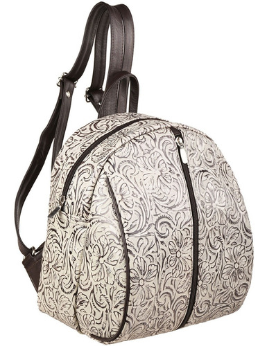 Mochila Para Mujer Back Pack 100% Piel Vacuno Cómoda 7069-71