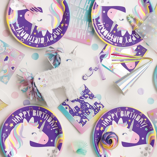 Decorativas Servilletas Unicornio Desechables Uso Versatil