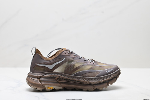 Tenis Satisfy X Hoka Running Mafate Trail Shoes Casual Green