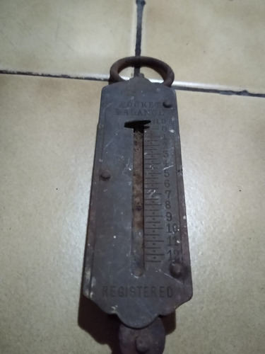 Balança Manual Pesa Até 12 Kg Marca Meter Antiga