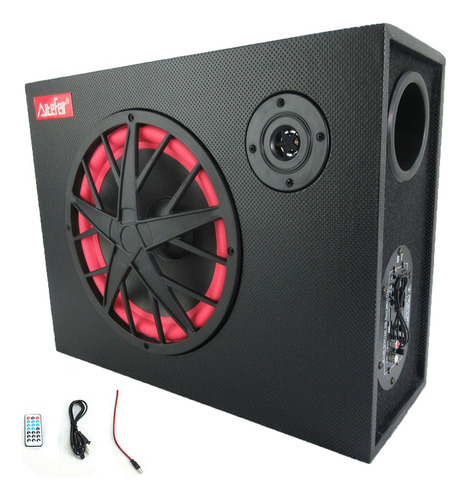 Subwoofer Amplificado Con Bt 10in Bajo Audio Para Auto Carro