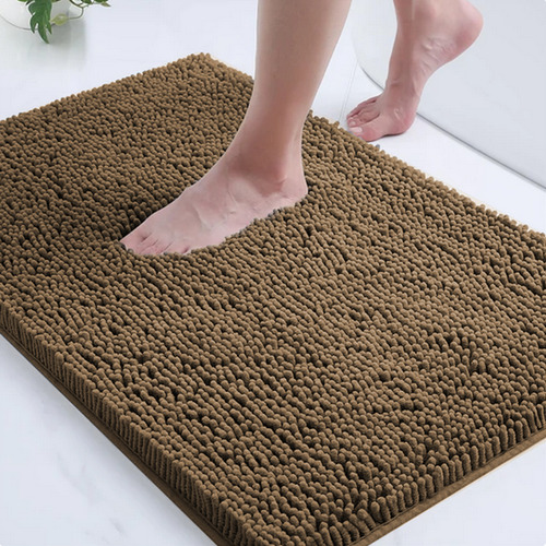 Tapete Passadeira Bolinhas Macarrão Antiderrapante 40x110 Cm Cor Bege Bolinha