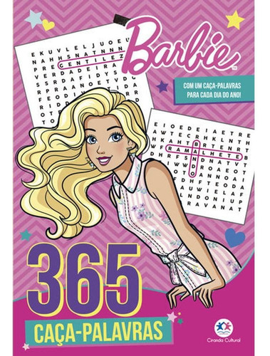 Livro Barbie - 365 Caça-palavras