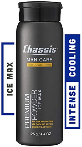 Chasis Premium Ice Max Sin Talco - Polvo Corporal Para Hombr