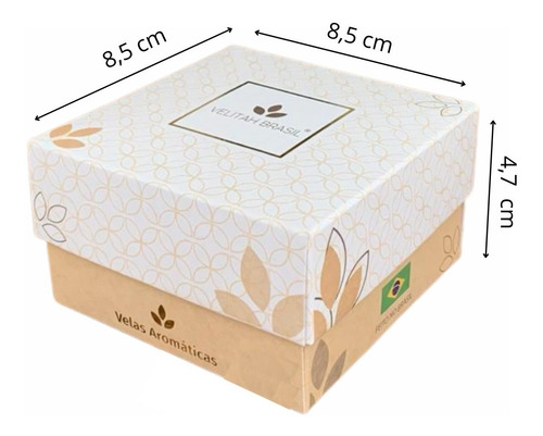 Kit 12 Mini Vela Premium Lavanda Lembrancinha Nascimento C/1