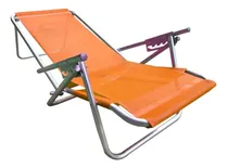 Comprar Reposera Aluminio Reforzada Silla Playera Cama 100kg