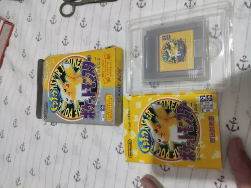 Cartucho - Fita Pokemon Yellow Edição Especial com Caixa Original