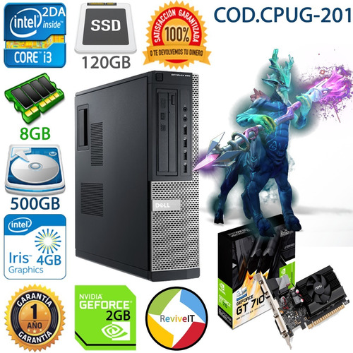 Cpu Gamer Core I3 2100 Gt 710 2gb Ingenieria Diseño 3d Cad