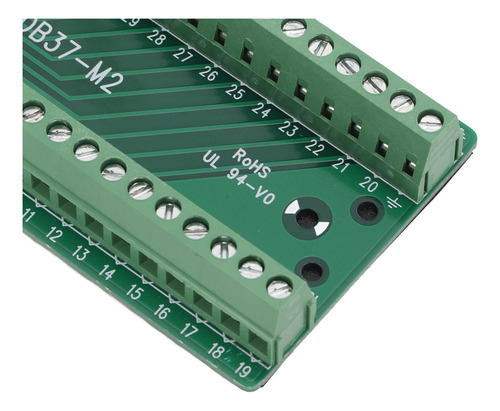 A Placa Terminal Do Conector Db37 Breakout Pcb Reto
