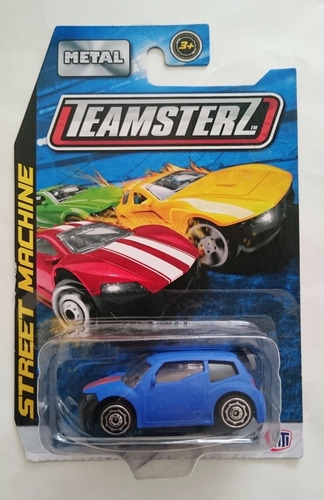 Auto Autito Azul De Colección Teamsterz Metal Hti Original