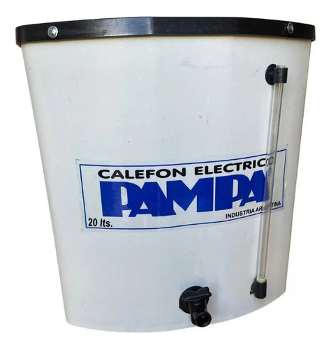 Calefon Electrioco Pvc 20 Litros. Con Accesorios Blanco 1.5 Kw