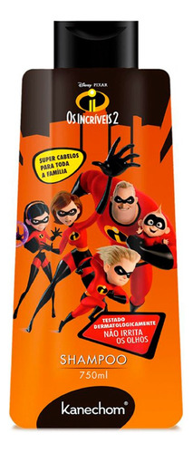 Shampoo Kids Kanechom Disney Os Incríveis 2 - 750ml