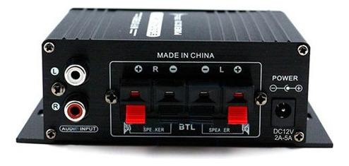 Mini Amplificador Estéreo Digital Ak170, 12 V, 400 W, Color