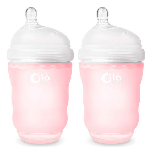 Olababy Biberon De Silicona Suave, Anticolico, Sin Bpa, Faci