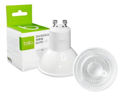 Kit Spot Preto Quadrado Mr16 E Lâmpada Mr16 4w 6500k Gu10 110v/220v