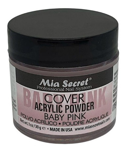 Polimero Acrilicas Mia Secret 30g Cover Baby Pink Estylosas