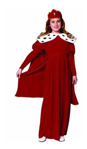 Disfraz Niña - Rg Costumes Royal Queen Con Capa De Terciopel