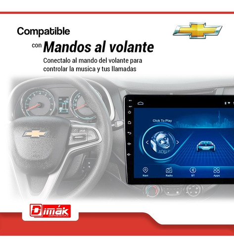 Radio Android Chevrolet Sail 2018/2020 Gps Wifi Usb+camara!