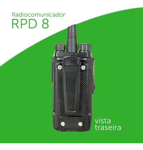 3 X Radiocomunicador Intelbras Rpd8 Vhf Compativel Dep450